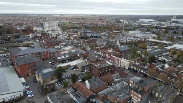 Hoddesdon Hertfordshire Verenigd Koninkrijk Luchtdrone View — Stockvideo