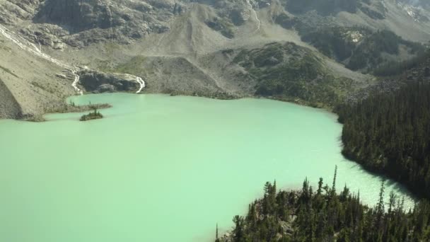 Joffre Lakes British Columbia Kanada Flygskott — Stockvideo