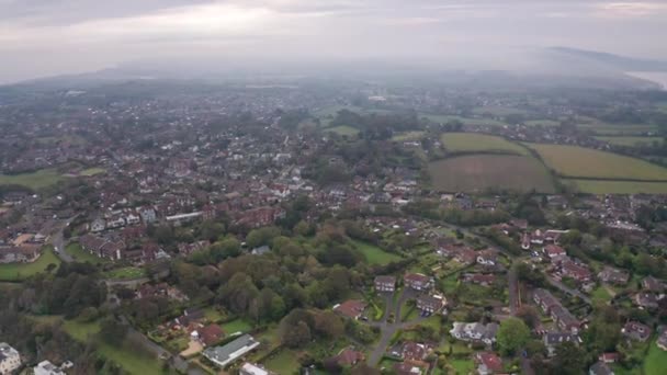 Letecký Letoun Totland Bay Isle Wight — Stock video