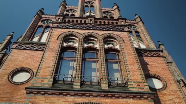 Smooth Gimbal Shot Old Post Office — Stock Video