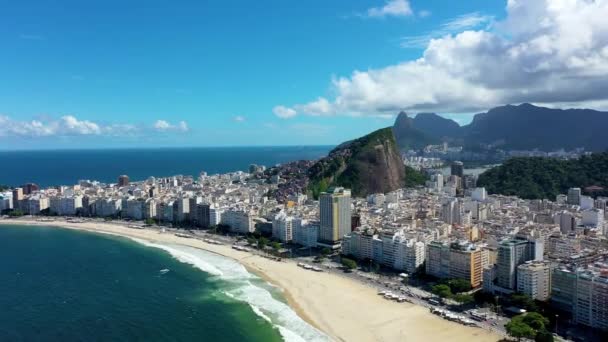Rio Janeiro Brazylia Międzynarodowy Cel Podróży Miasta Wybrzeża Rio Janeiro — Wideo stockowe