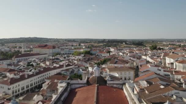 Prachtig Uitzicht Vanuit Lucht Het Dak Van Kerk Saint Andrew — Stockvideo