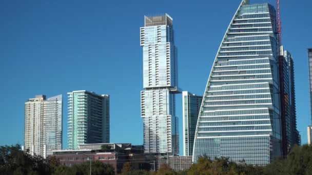 Zoom Avant Appartement Luxe Grande Hauteur Nouveau Bâtiment Google Pendant — Video