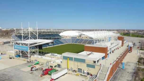 Seatgeek Stadium Chicago Illinois Mise Scène Cinématographique Aérienne — Video