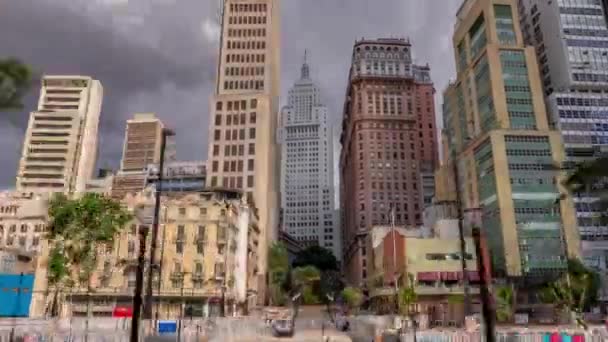 Hyperlapse Ediff Altino Arantes Avenida Joo Centro Paulo Passpelo Novo — стоковое видео