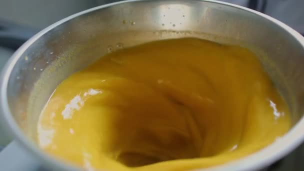 Bubur Dan Jus Perpaduan Dari Buah Buahan Yang Dipanen Secara — Stok Video