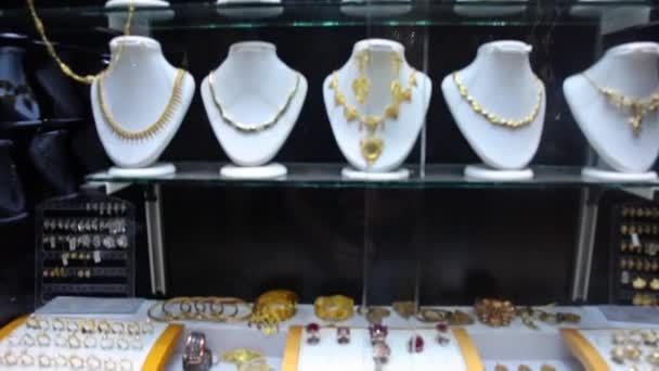 Magnifiquement Conçu Bijoux Exposés Tunisie Afrique Nord — Video