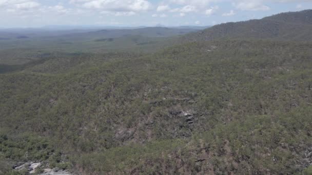 Davies Creek Watervallen Bare Hill Conservation Park — Stockvideo