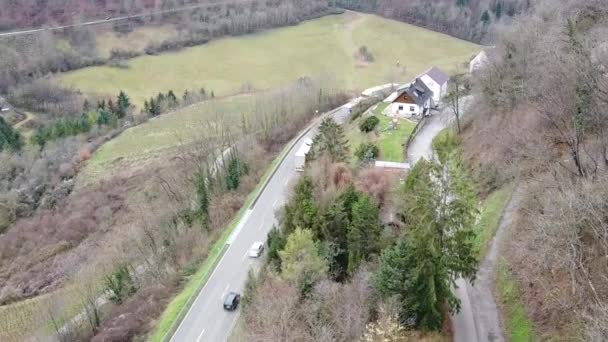 Vista Aerea Paesaggio Urbano Stoccarda Una Delle Più Importanti Città — Video Stock