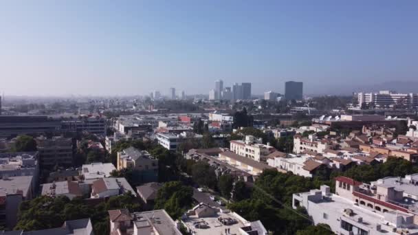 Лос Анджелес Скайлайн Місто — стокове відео