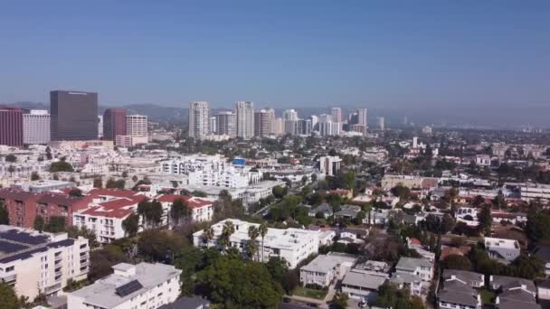 Skyline Von Los Angeles Und Stadt — Stockvideo