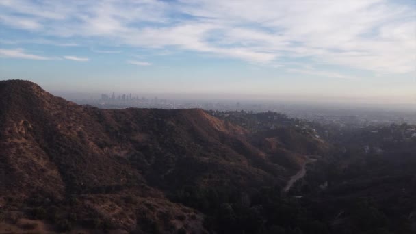 ロサンゼルススカイラインと都市 — ストック動画