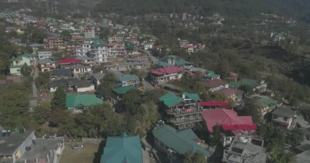 Hindistan Himachal Pradesh Kentindeki Himalayalar Kar Manzarasını Gözler Önüne Sererken — Stok video