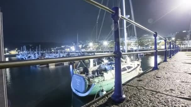 Hiperlapso Marea Levantándose Puerto San Pedro Guernsey Islas Del Canal — Vídeos de Stock