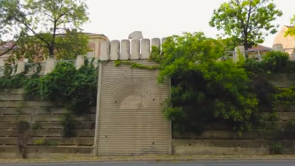 Estructura Granja Vertical Una Ciudad Húngara Solución Práctica Contra Deslizamiento — Vídeos de Stock