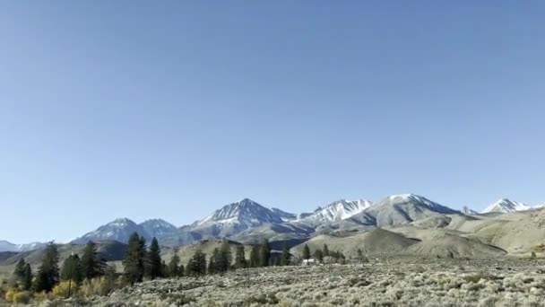 East Sierra Nevada Mountains Kung Canyon Nationalpark Kalifornien Kör Mot — Stockvideo