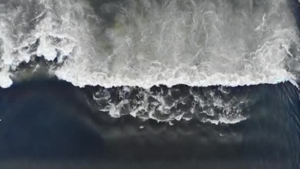 Вид Згори Вниз Річковий Рівень Різниця Вардар Рівний — стокове відео