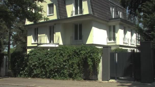 Vue Panoramique Villa Près Wannsee Berlin Allemagne — Video