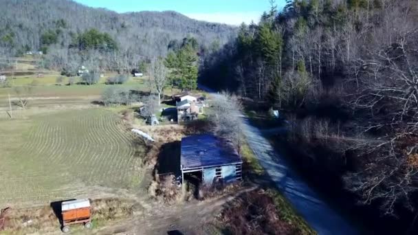 Appalachia Aérienne Dans Les Montagnes Carolina Nord — Video