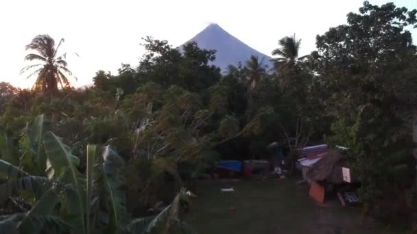 3Rd Mayon Volcano Natural Park Albay Bicol Luzon Philippines Rise — Stock video