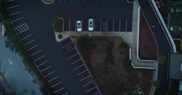 Parkplätze Wrightsville Viertel — Stockvideo