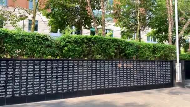 Memoriale Guerra Coreano Pittsburgh Pennsylvania Usa — Video Stock