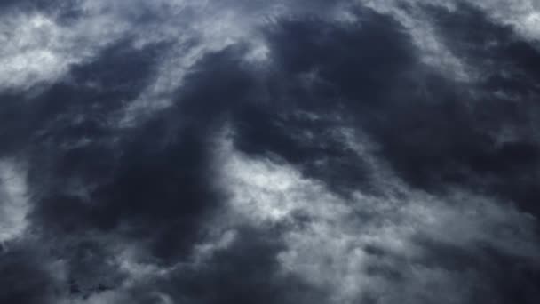 Pov Tormenta Oscura Nublado — Vídeo de stock