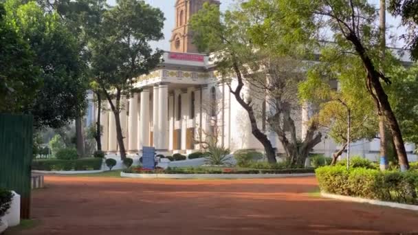 Iglesia Anglicana San Juan Construida Siglo Xviii Calcuta Bengala Occidental — Vídeos de Stock