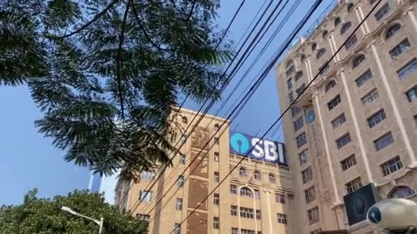 Banco Estatal Índia Banco Líder Setor Público Kolkata Sede Samriddhi — Vídeo de Stock