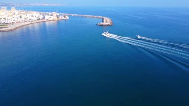 Puerto Yasakları Tekne Port — Stok video