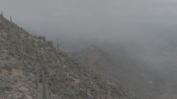 Drone Volando Sobre Las Montañas Arizona — Vídeo de stock