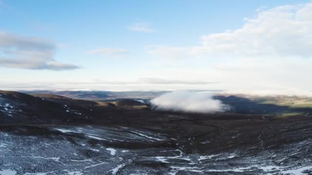 Images Aériennes Drones Hiver Filmées Coire Sneachda Dans Parc National — Video