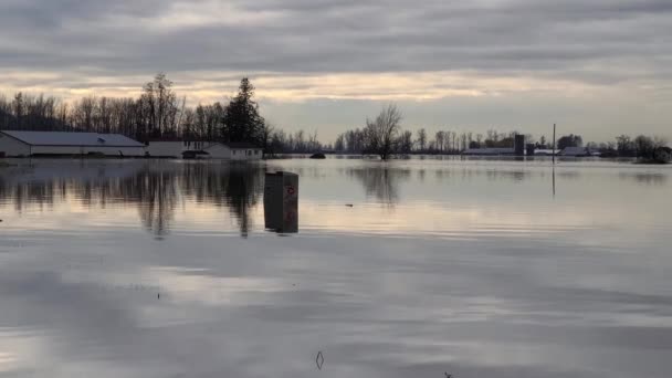 Slow Motion Disastrous Flood Usa — Stock Video