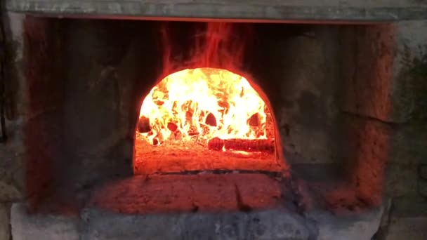 Velho Forno Lenha Tradicional Sul França — Vídeo de Stock