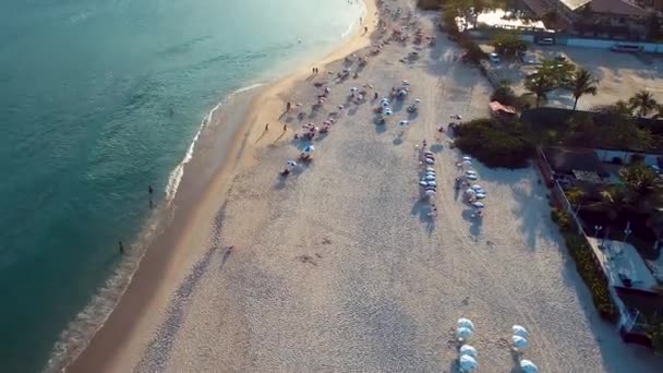 Plage Brésilienne Côte Nord Maresias Sao Sebastiao Brésil Plage Luxe — Video