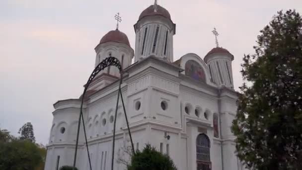 Grecescu Orthodoxe Kerk Drobeta Turnu Severin Roemenië — Stockvideo