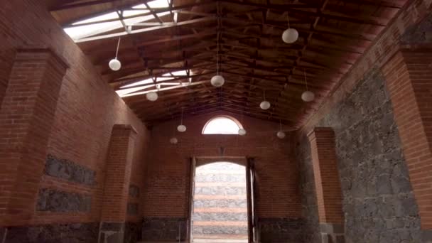 Viaggiare Fuori Tiro Vecchio Edificio Magazzino Saloon Una Vecchia Hacienda — Video Stock