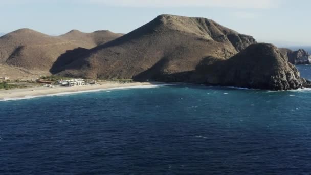 Letecký Letoun Letovisek Punta Lobos Baja California Sur — Stock video
