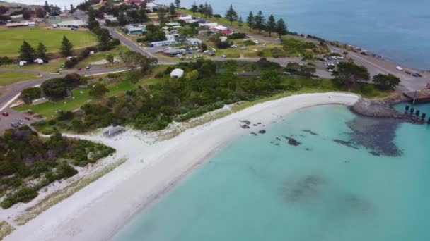 Hog Bay Στην Κωμόπολη Penneshaw Στο Νησί Kangaroo Νότια Αυστραλία — Αρχείο Βίντεο