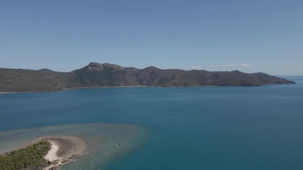 Vista Panorámica Whitsunday Island Desde Langford Island Verano Queensland Australia — Vídeos de Stock