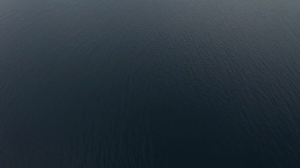 Luchtfoto Van Kliffen Oceaan — Stockvideo