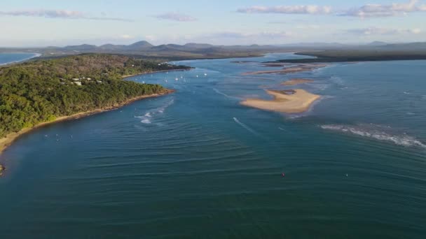 1770 Dezessete Setenta Perto Eurimbula Gladstone Mar Coral Qld Austrália — Vídeo de Stock