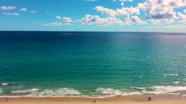 Impresionante Tiro Dron Panorámica Delray Beach Florida Hermoso Claro Día — Vídeo de stock