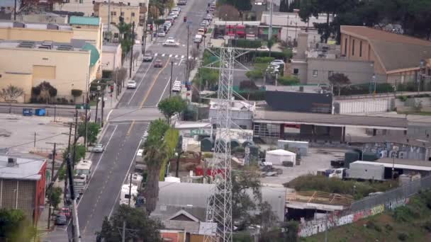 Los Angeles Trafiğinin Zaman Aşımı — Stok video