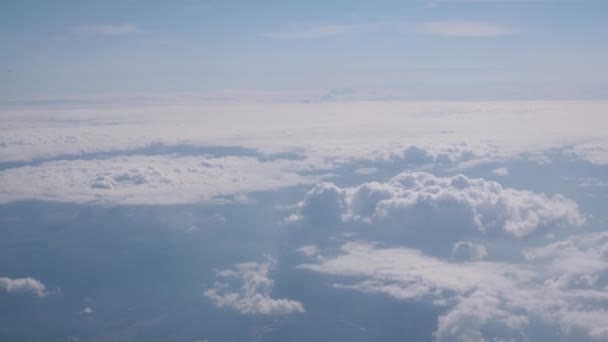 Nubes Cielo Desde Avión — Vídeo de stock