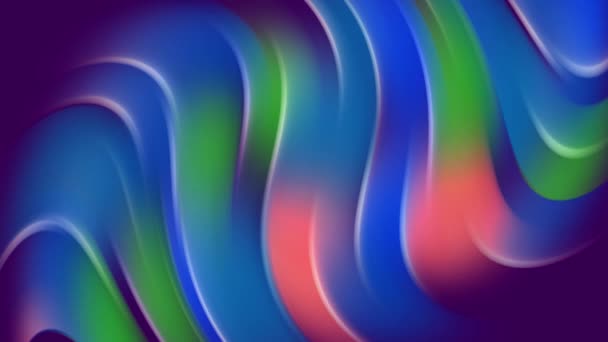 Абстрактный Красочный Быстро Движущийся Анимационный Градиентный Фон — стоковое видео