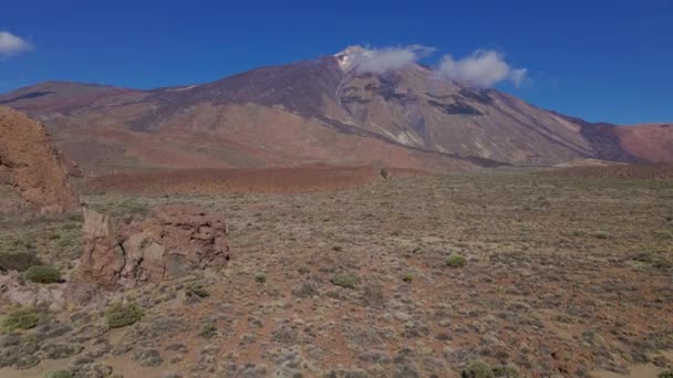 Vue Aérienne Sommet Vulcano Teide Tenerife Îles Canaries Espagne — Video