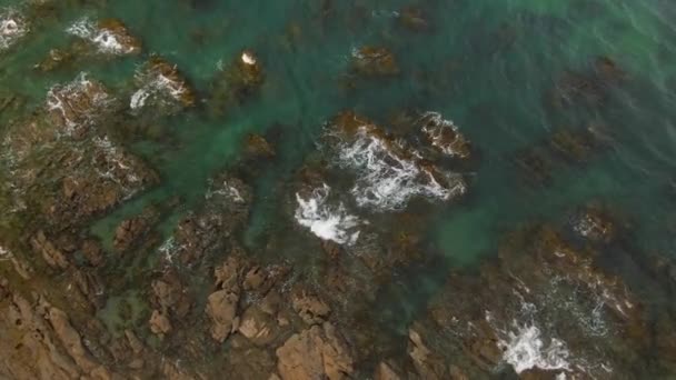 Aérea Costa Rocosa Del Sur Australia Drone Tiro Parte Superior — Vídeos de Stock