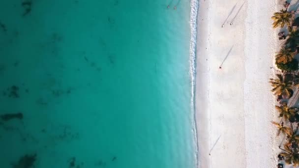 Εκατομμύριο Εναέρια Πτήση Bird Eye View Drone Shot People Walking — Αρχείο Βίντεο