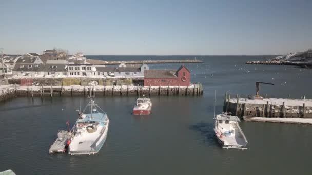 Motivo Rockport Edificio Más Pintado Del Mundo — Vídeos de Stock